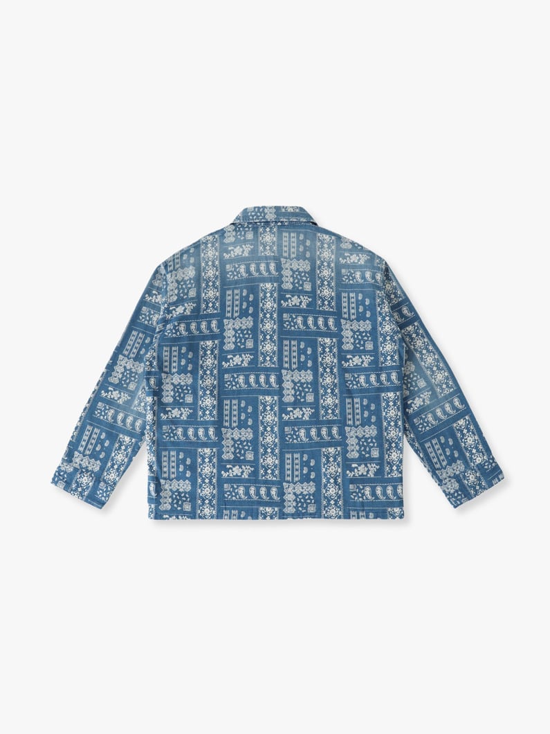 バンダナパターン ジャケット 詳細画像 light blue 1