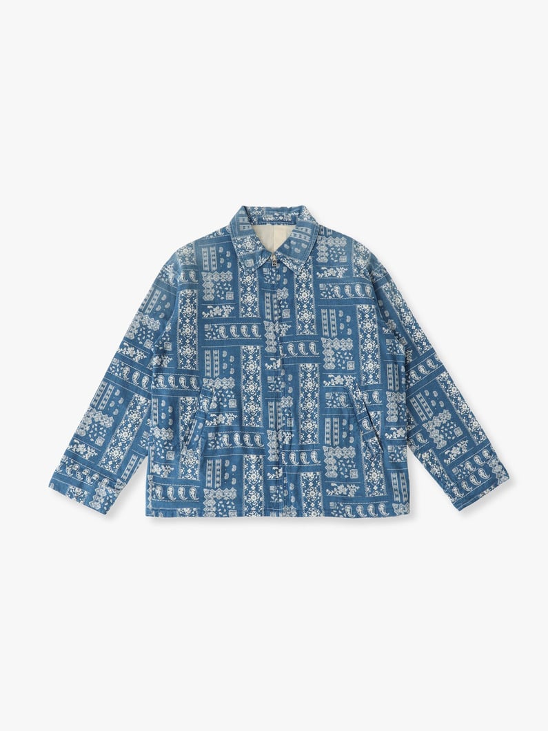 バンダナパターン ジャケット 詳細画像 light blue 4