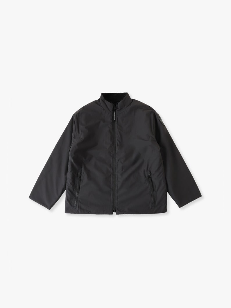 キンロス リバーシブル フリース ジャケット ブラックレーベル フュージョンフィット 詳細画像 black 1