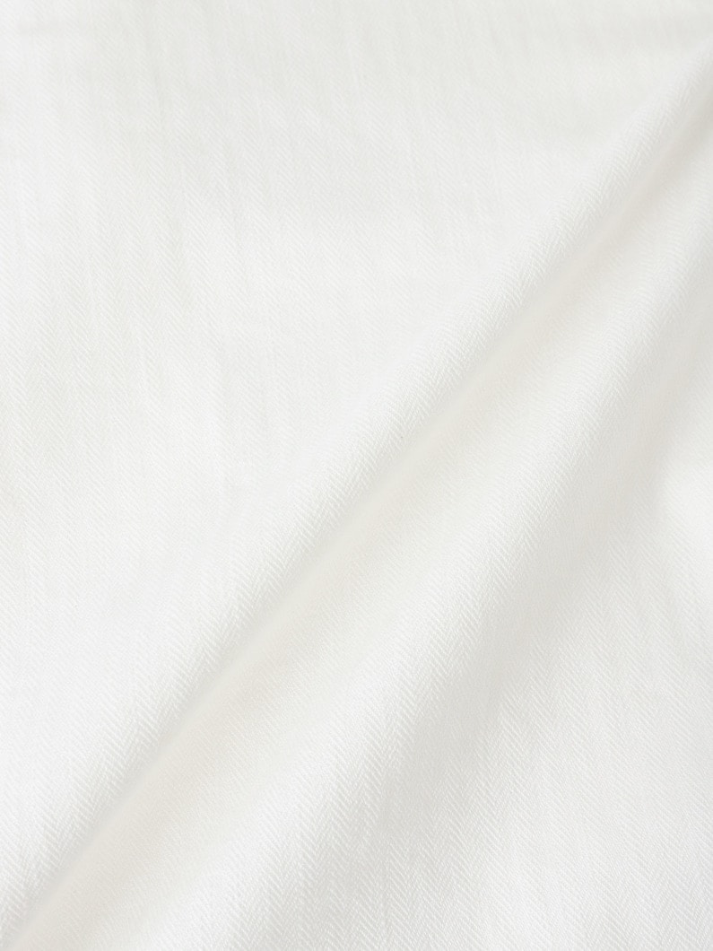 ヘリンボーン シャツジャケット 詳細画像 off white 3