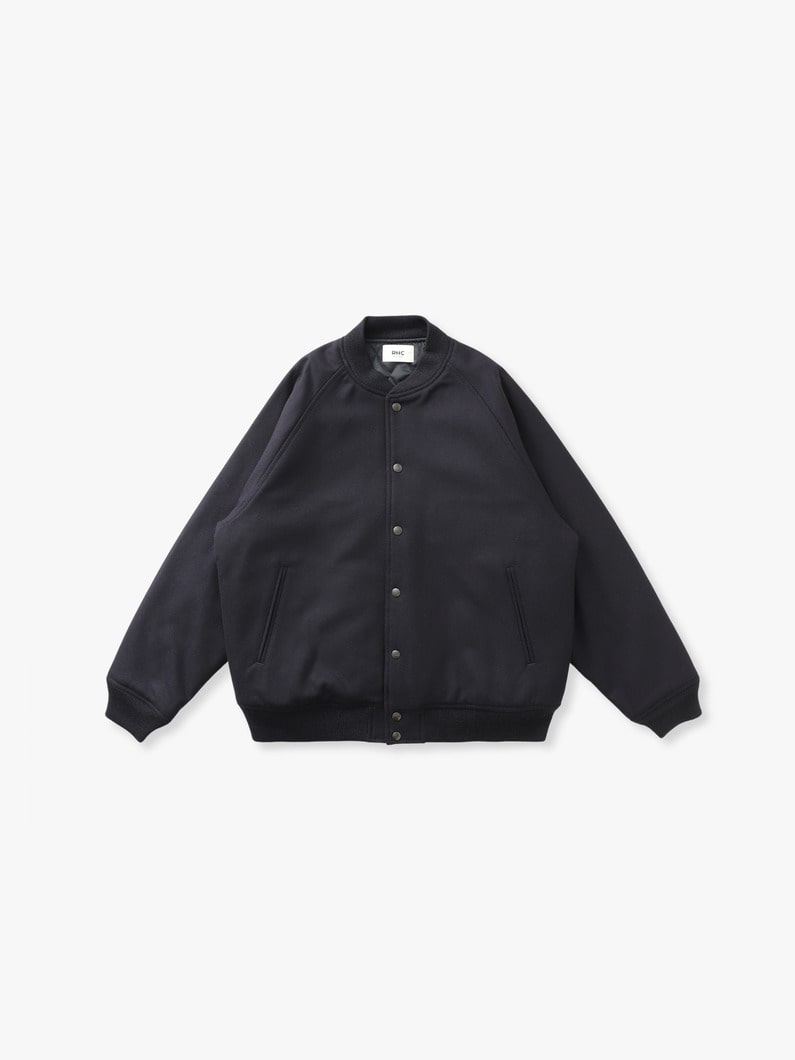 メルトン スタジアム ジャケット 詳細画像 dark navy 3