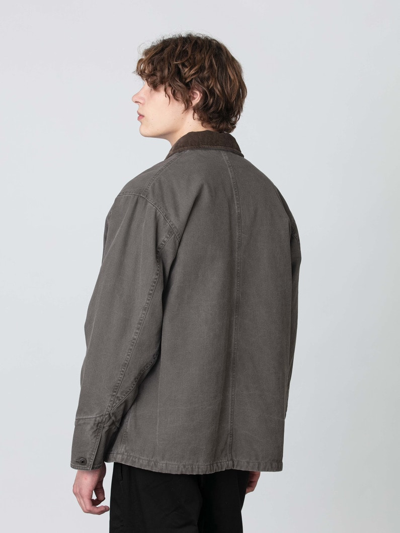 カバーオール フーデッド ジャケット 詳細画像 brown 2