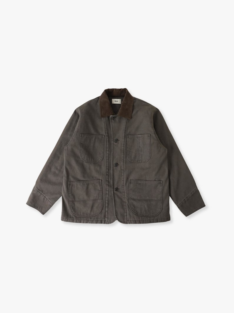 カバーオール フーデッド ジャケット 詳細画像 brown 3