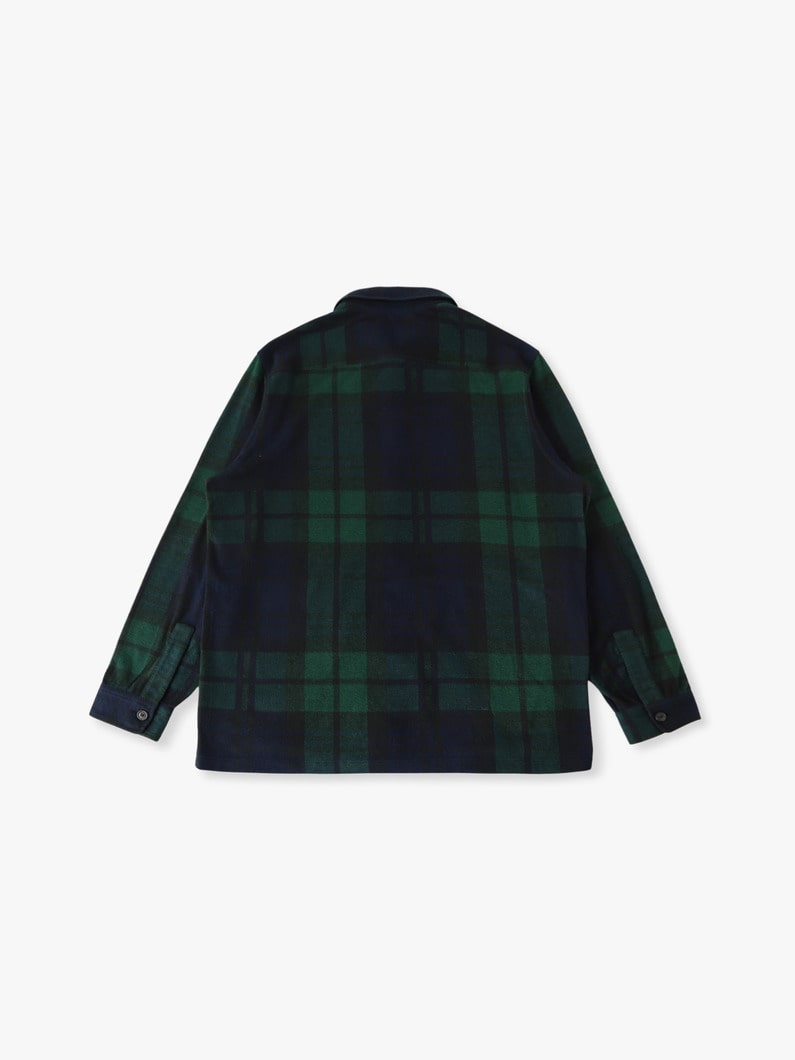 フランネルニット チェックシャツ 詳細画像 green 1