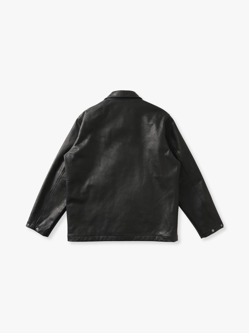 カウレザー コーチジャケット 詳細画像 black 1