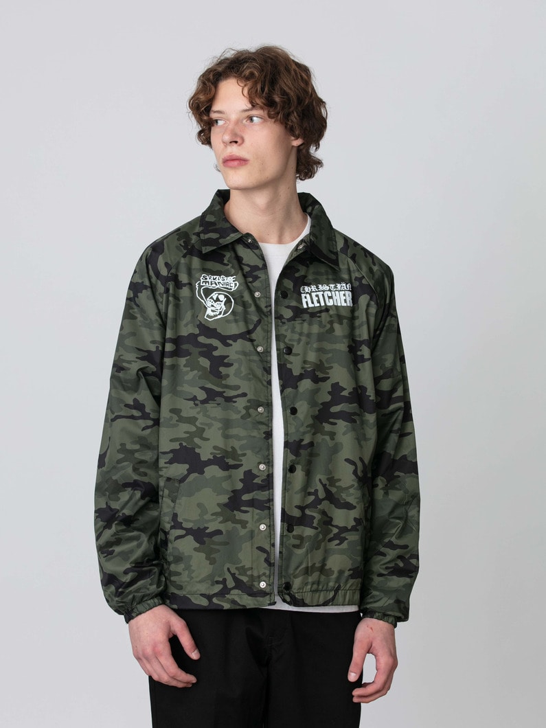ブルネッティ スカル コーチジャケット 詳細画像 camo