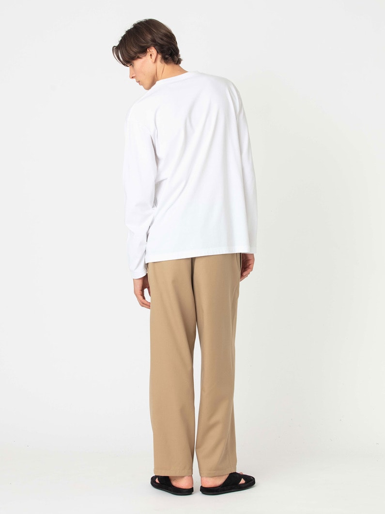サマーウ―ル ベルテッド パンツ 詳細画像 beige 3