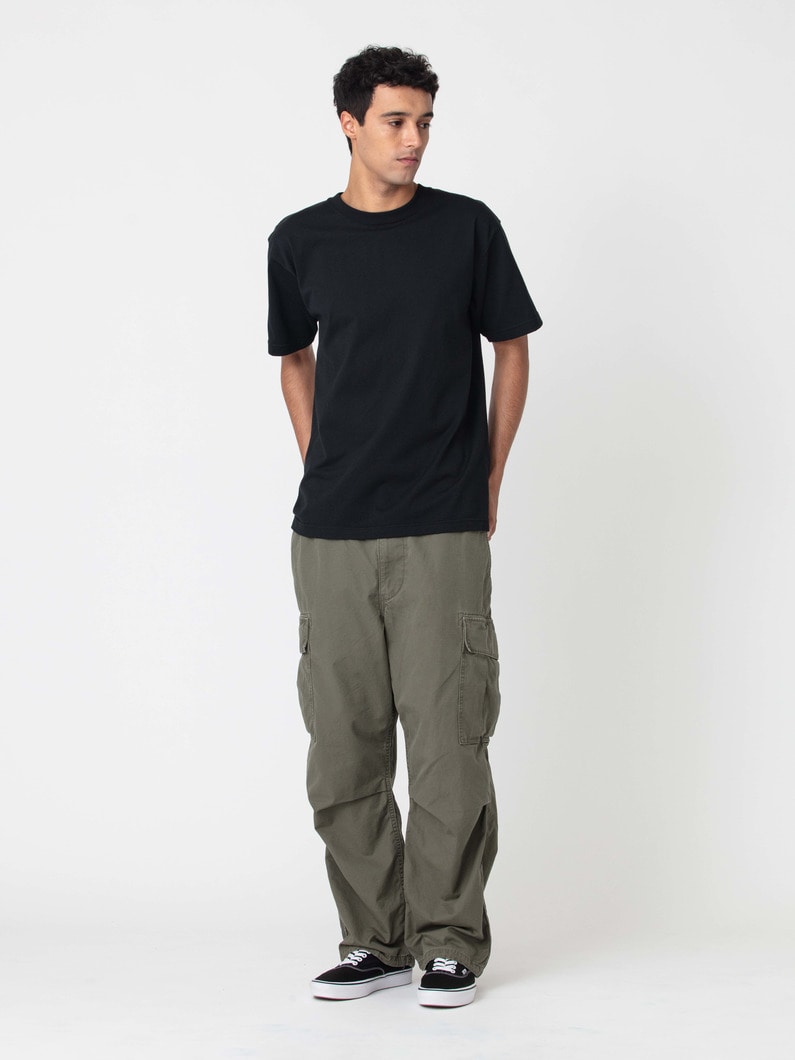 ワイドフィット カーゴパンツ 詳細画像 khaki 2