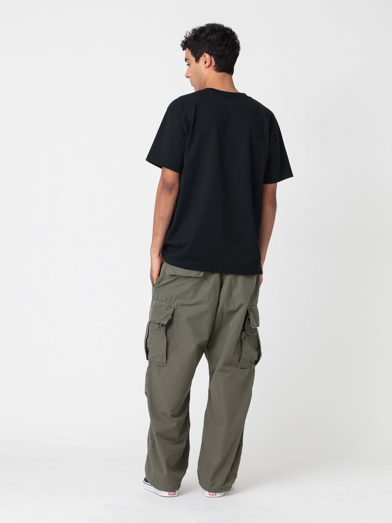 ワイドフィット カーゴパンツ 詳細画像 khaki 3