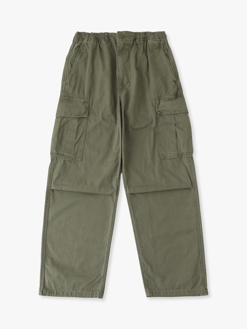 ワイドフィット カーゴパンツ 詳細画像 khaki 4