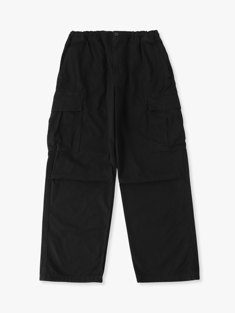 ワイドフィット カーゴパンツ 詳細画像 black 4