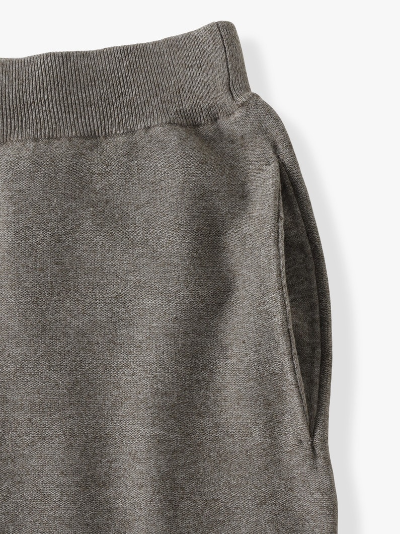 コットンリネン ニット ショーツ 詳細画像 navy 3
