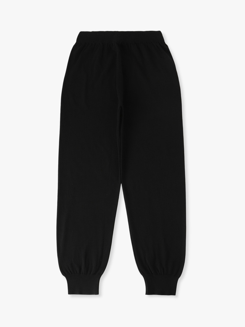 シーアイランドコットンニット パンツ 詳細画像 black 1