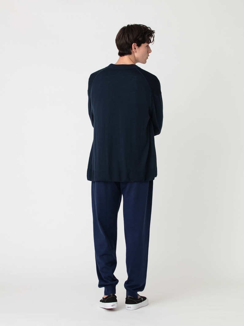 シーアイランドコットンニット パンツ 詳細画像 navy 3