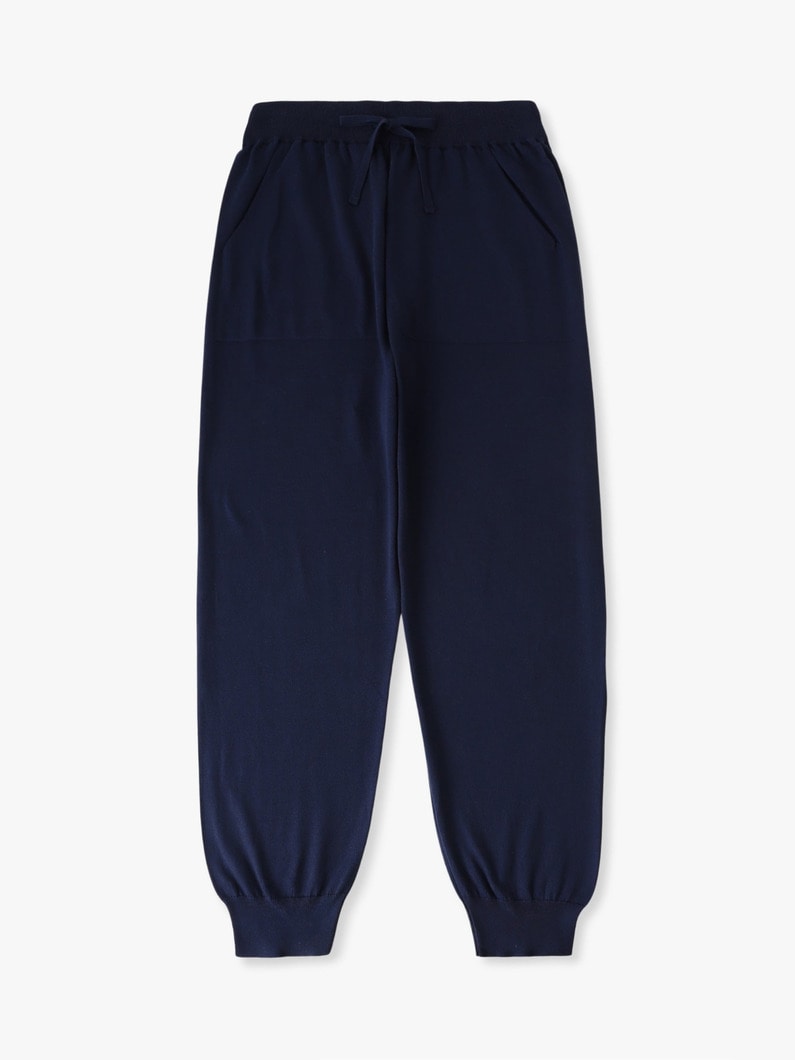 シーアイランドコットンニット パンツ 詳細画像 navy 4