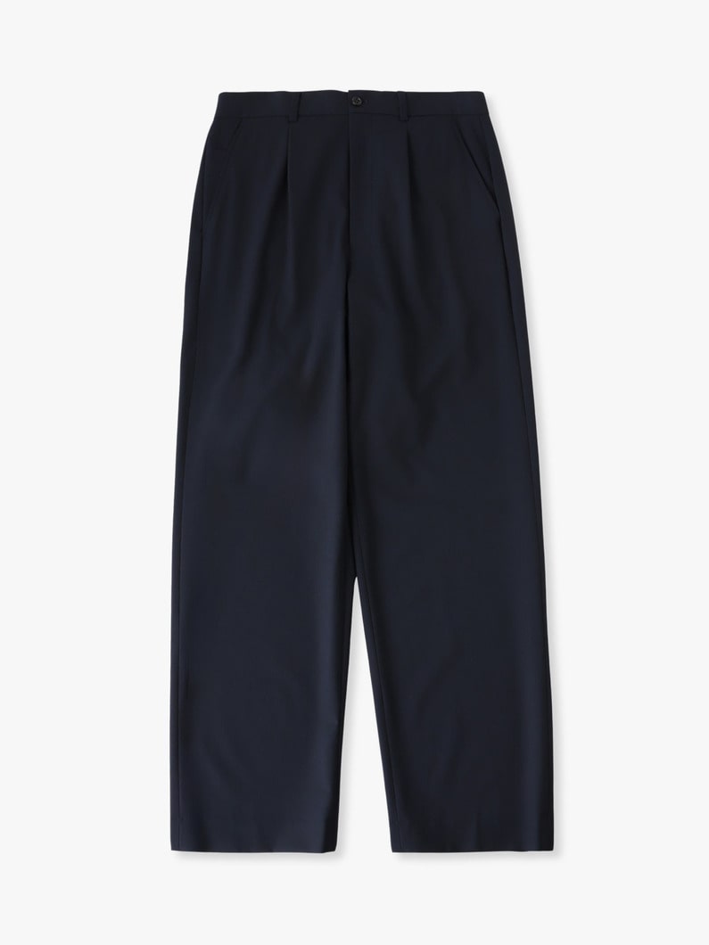 ワンタック スラックスパンツ 詳細画像 navy 4
