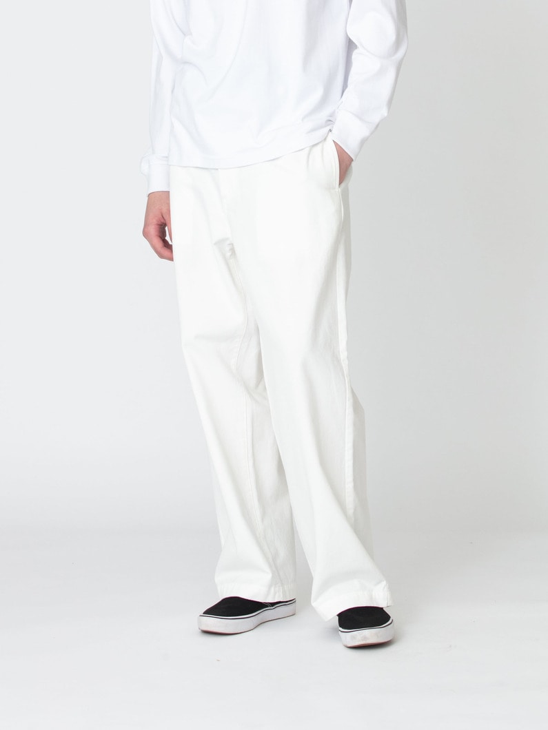 ワイドフィット ヴィンテージ チノパンツ 詳細画像 white 1
