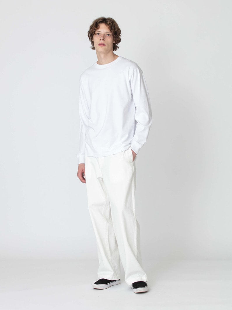 ワイドフィット ヴィンテージ チノパンツ 詳細画像 white 2