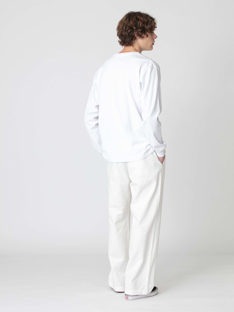 ワイドフィット ヴィンテージ チノパンツ 詳細画像 white 3