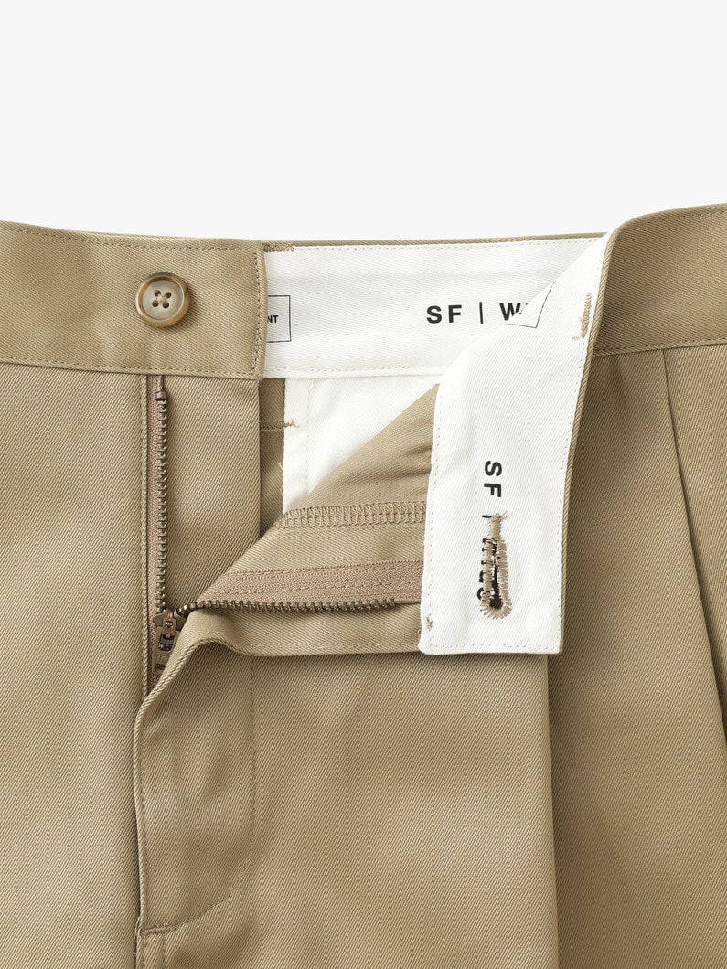 オーガニックコットンツイル パンツ 詳細画像 beige 2
