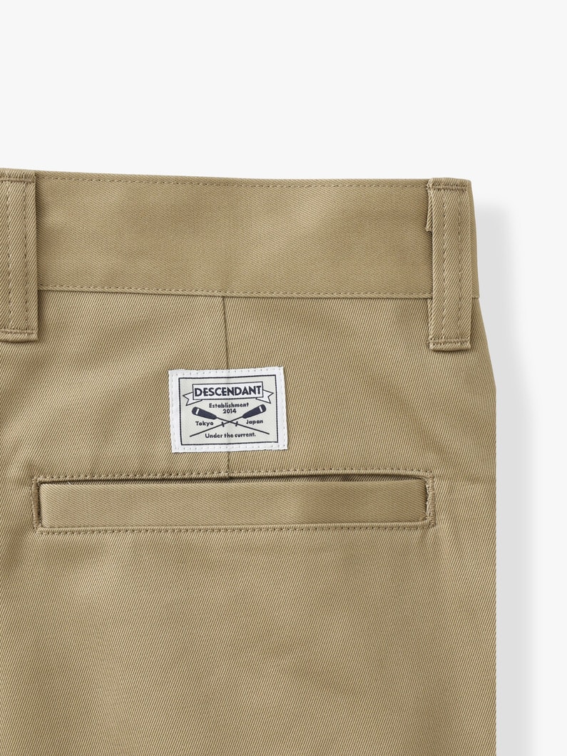 オーガニックコットンツイル パンツ 詳細画像 beige 4