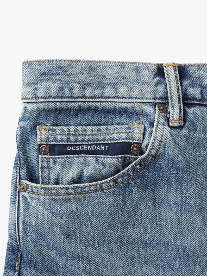 バギーフィット ハードウォッシュ デニムパンツ 詳細画像 indigo 3