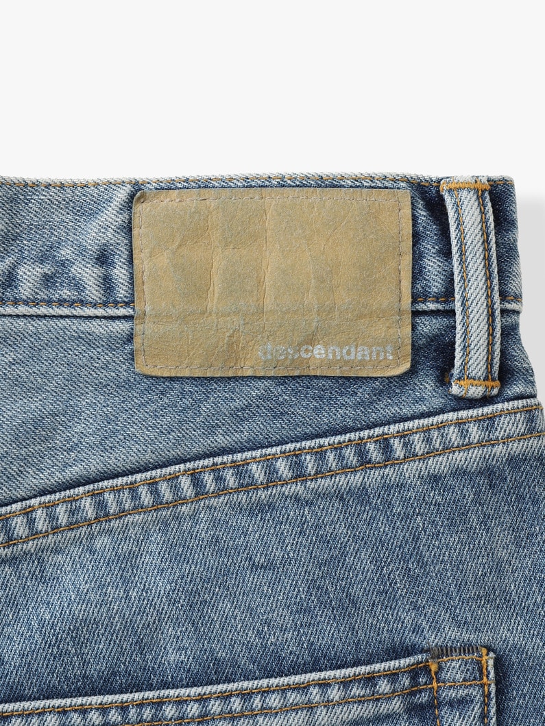 バギーフィット ハードウォッシュ デニムパンツ 詳細画像 indigo 4