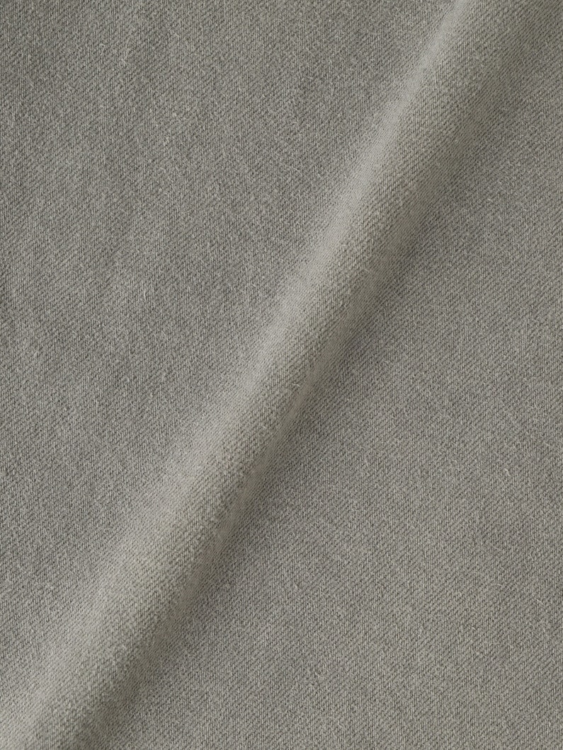 ブラックインクダイ コットンヘンプ デニムパンツ 詳細画像 gray 4