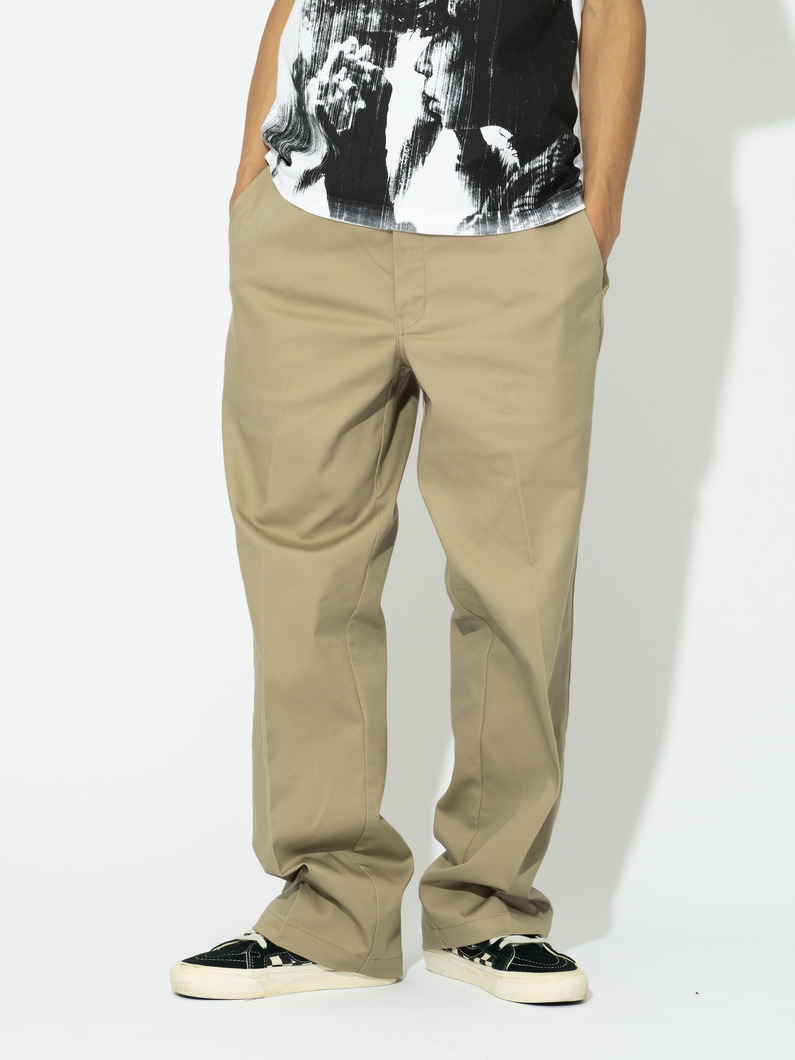 エンブロイダリー フレックス ワーク クロップドパンツ｜Dickies