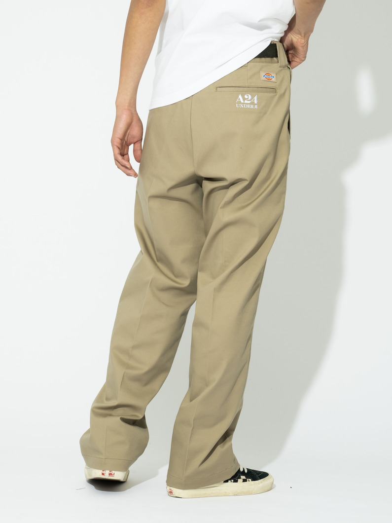 エンブロイダリー フレックス ワーク クロップドパンツ 詳細画像 beige 2