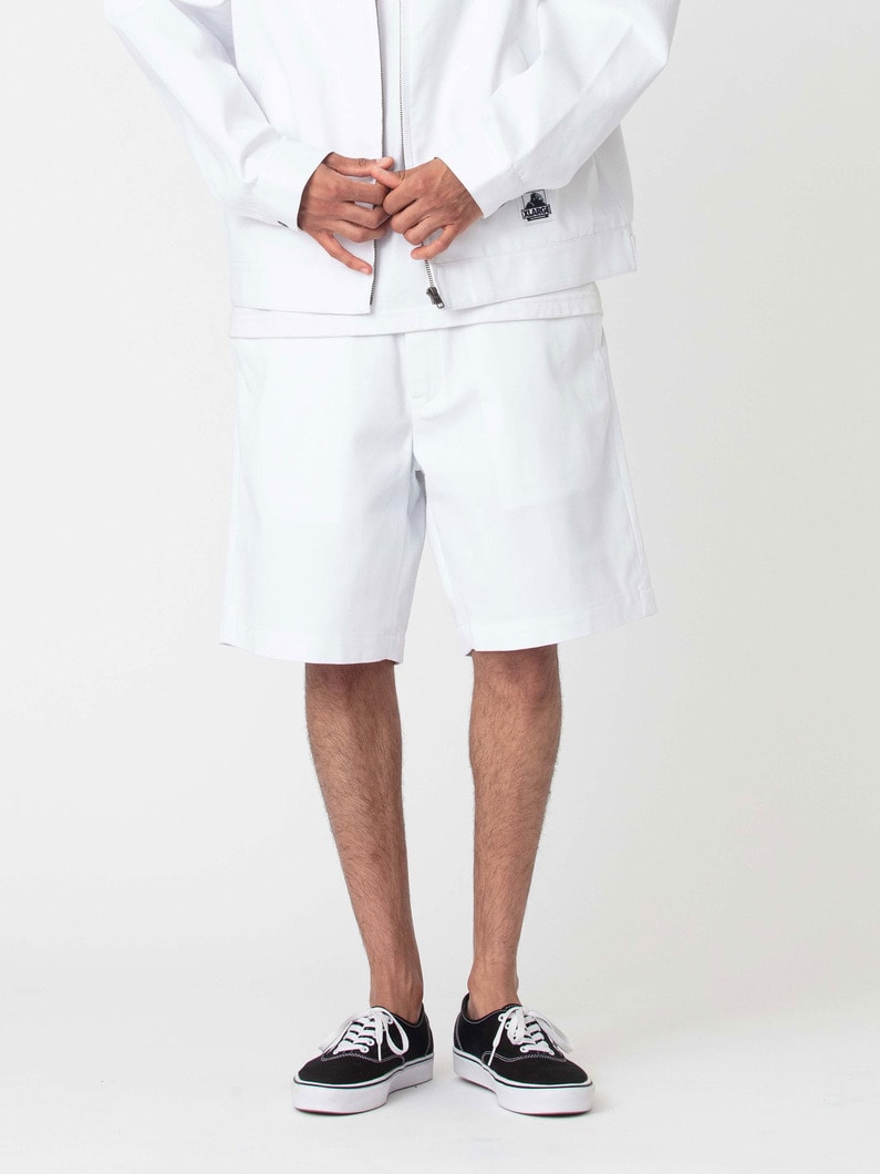 ツイル フォーマル ショーツ 詳細画像 white 1