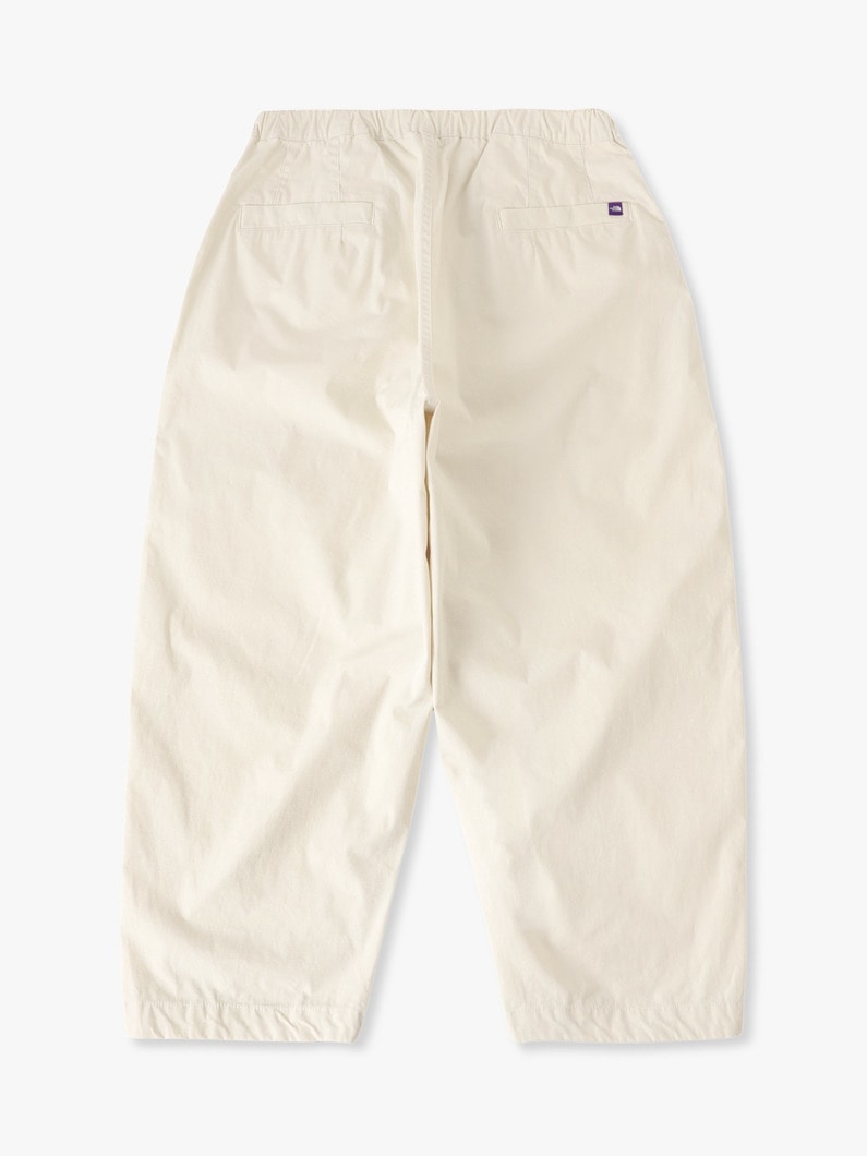 リップストップ ワイドフィット クロップドパンツ 詳細画像 beige 1