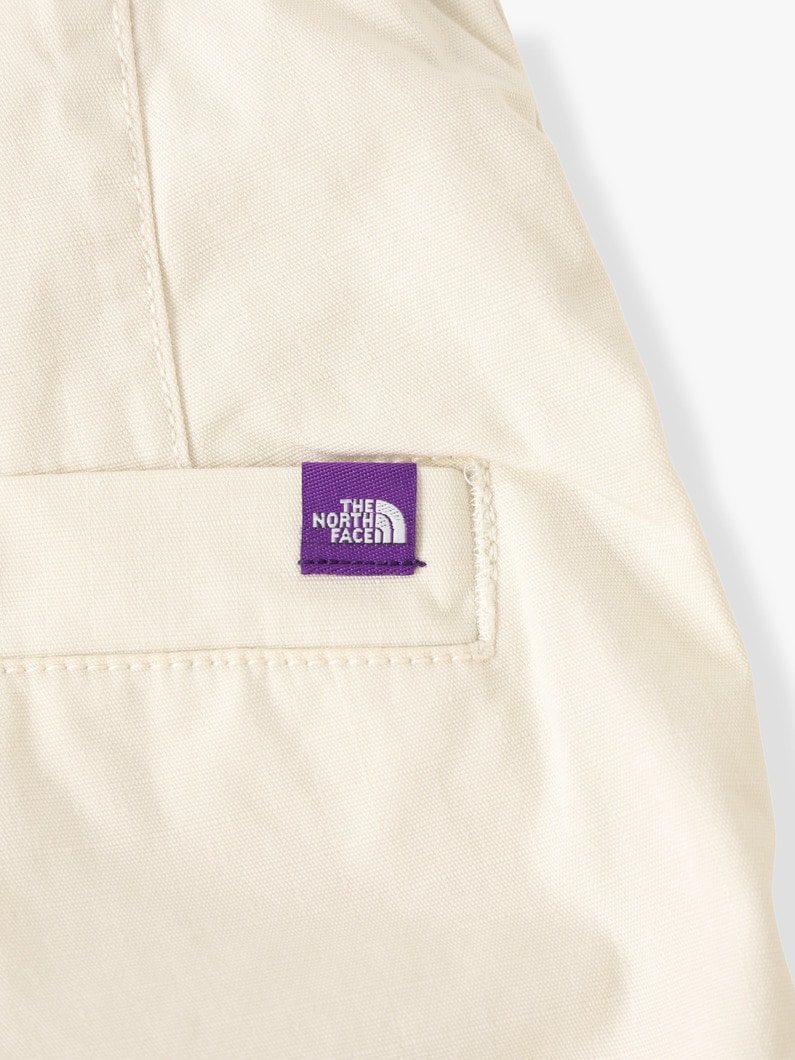 リップストップ ワイドフィット クロップドパンツ 詳細画像 beige 4