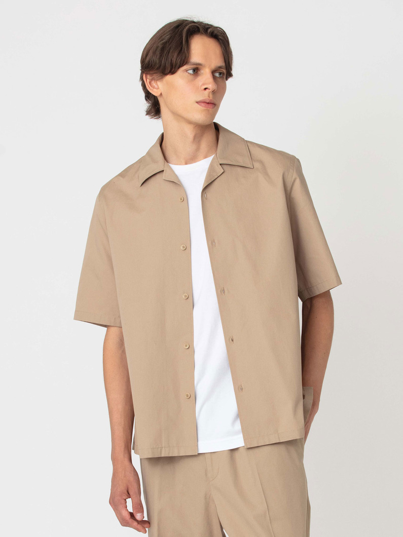 ハイカウントウェザー ショートスリーブシャツ 詳細画像 beige 1