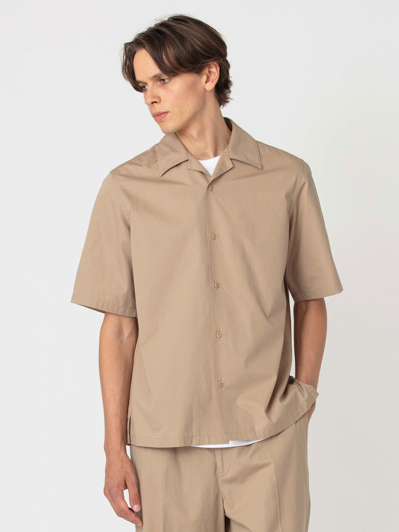 ハイカウントウェザー ショートスリーブシャツ 詳細画像 beige 2
