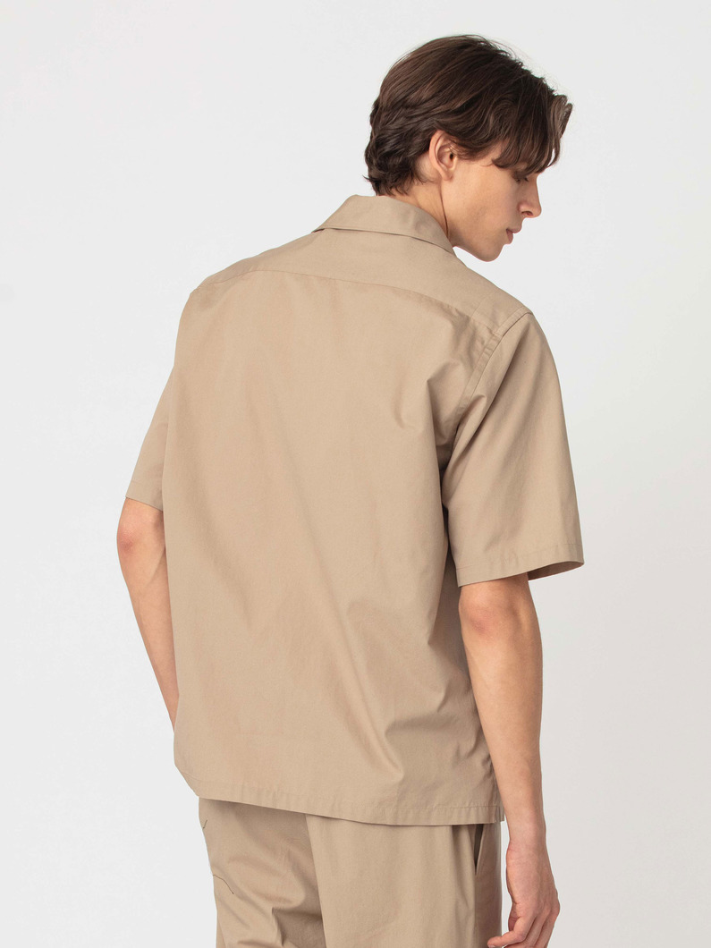 ハイカウントウェザー ショートスリーブシャツ 詳細画像 beige 3