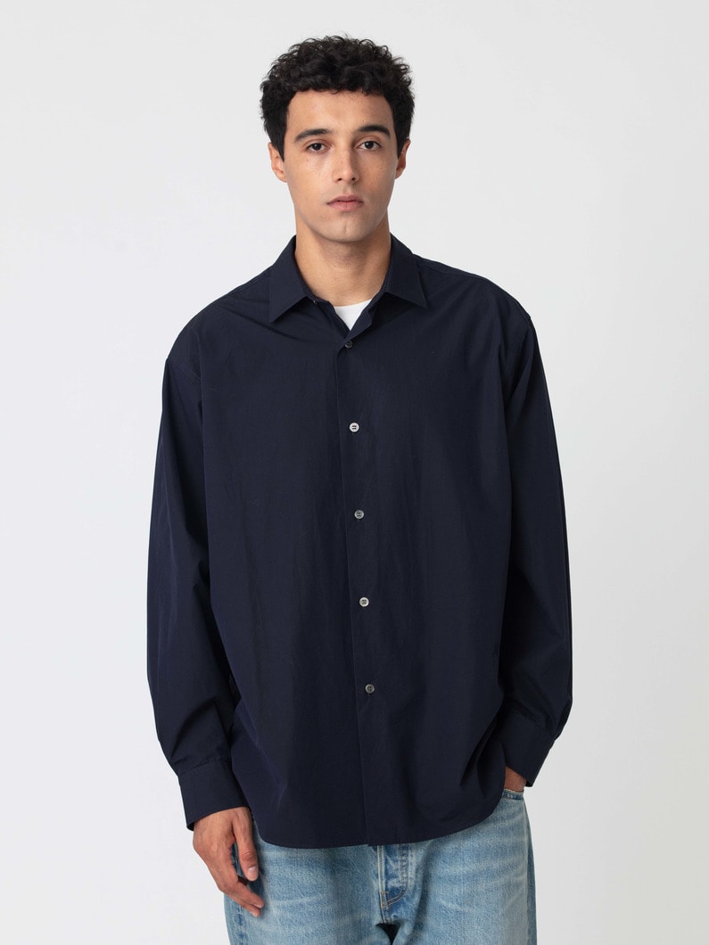 アルビニ シャツ 詳細画像 dark navy