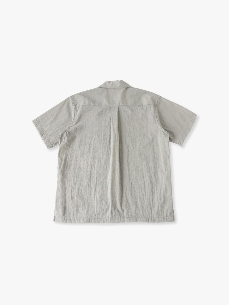 ヴィンテージナイロン ショートスリーブシャツ 詳細画像 khaki 1