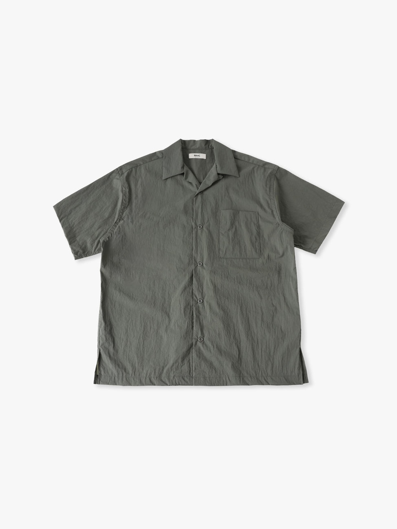 ヴィンテージナイロン ショートスリーブシャツ 詳細画像 khaki 3