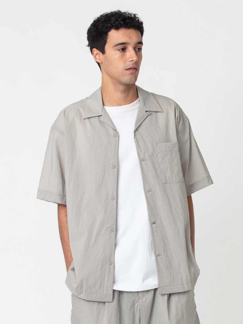 ヴィンテージナイロン ショートスリーブシャツ 詳細画像 light gray