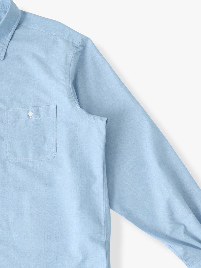 シャンブレーシャツ 詳細画像 light blue 2