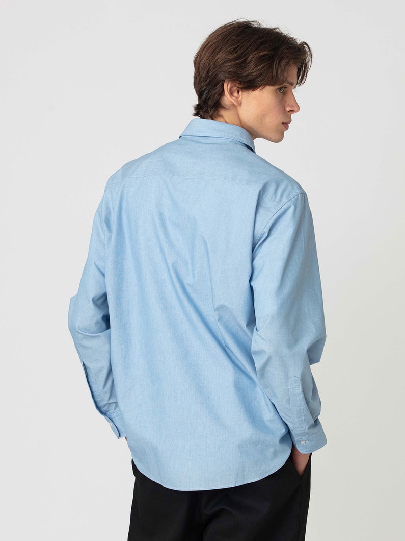シャンブレーシャツ 詳細画像 light blue 3