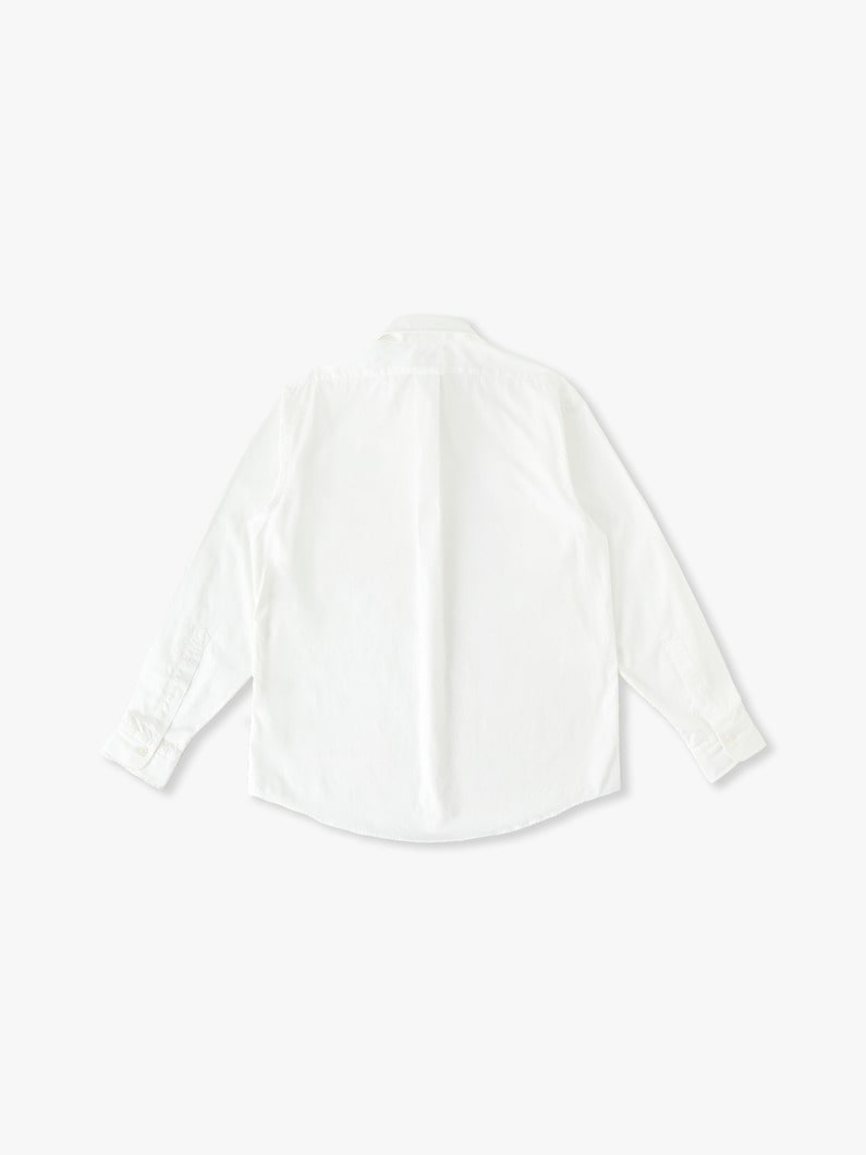 ピンポイント オックスフォードシャツ 詳細画像 white 1