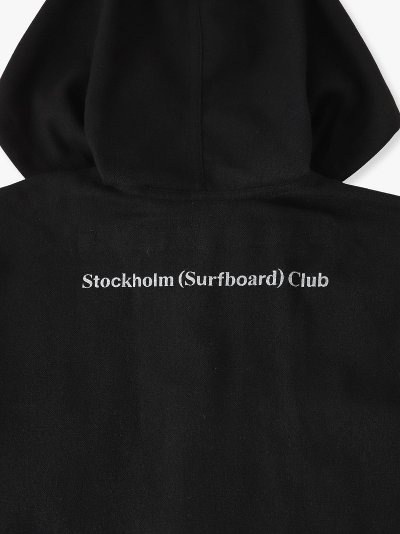 マール フーデッド オーバーシャツ 詳細画像 black 3