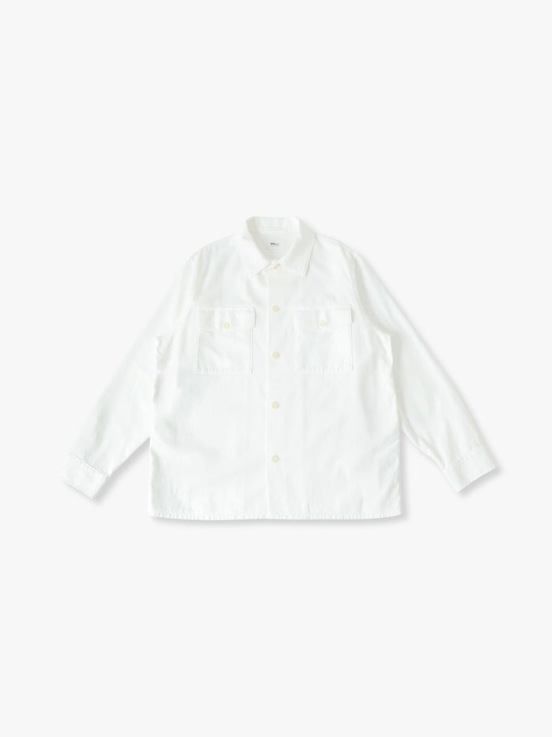 ロングエージング ユーティリティシャツ 詳細画像 off white 4