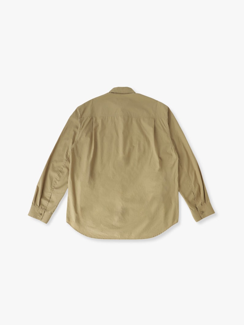ワックスコットン ウォッシュド シャツ 詳細画像 beige 1