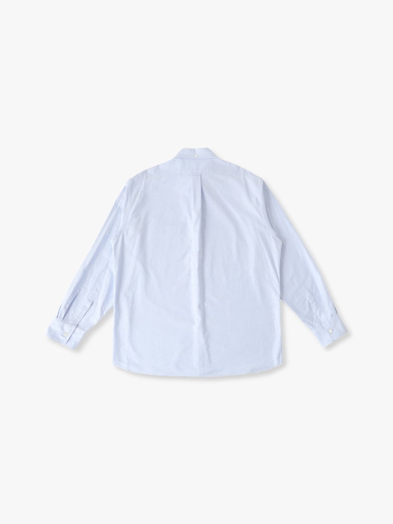 スーピマオックスフォード ワイドフィット ボタンダウンシャツ 詳細画像 white 1