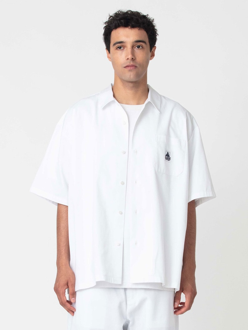 ツイル ワークシャツ 詳細画像 white 1