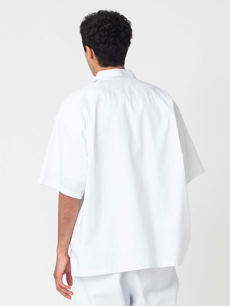 ツイル ワークシャツ 詳細画像 white 2