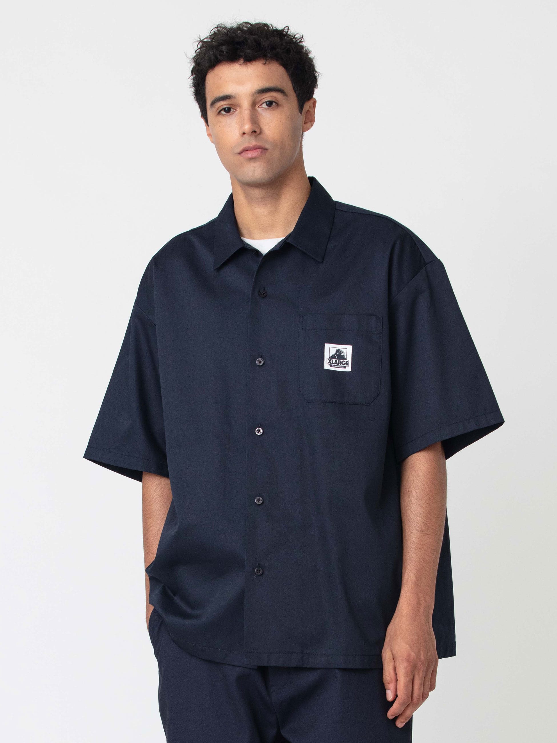 レア 新品DragonAshワークシャツ XL 黒 ビッグフラッグ セット ツイル ワークシャツ｜XLARGE(エクストララージ)｜Ron Herman